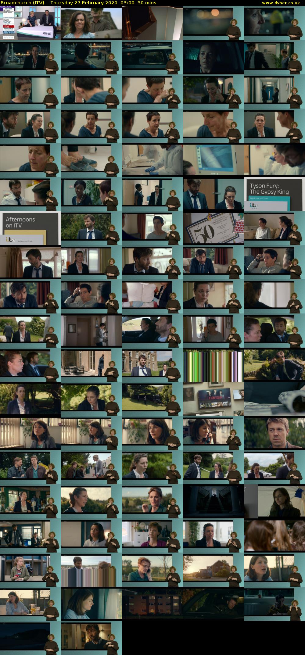 Broadchurch (ITV) Thursday 27 February 2020 03:00 - 03:50