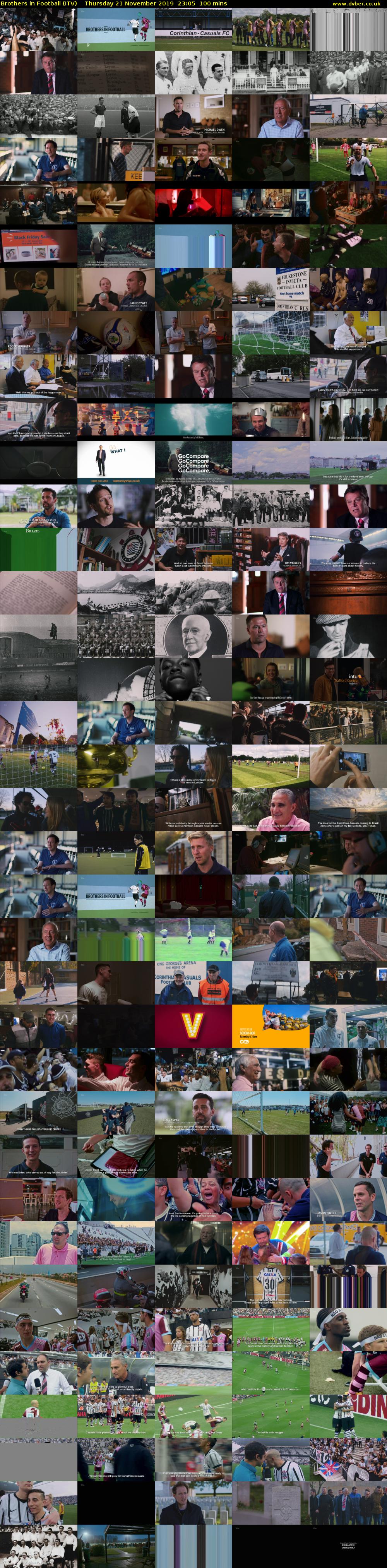 Brothers in Football (ITV) Thursday 21 November 2019 23:05 - 00:45