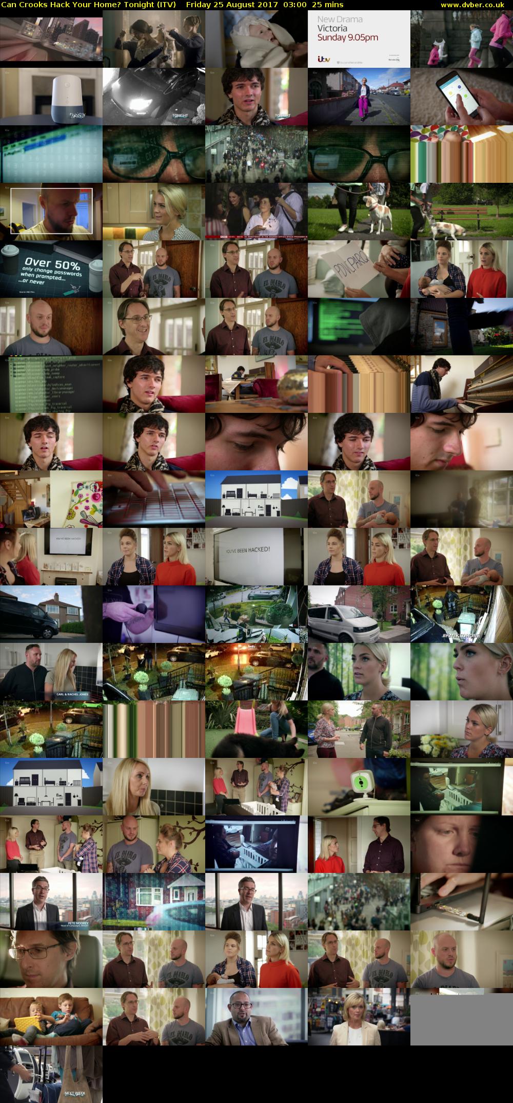Can Crooks Hack Your Home? Tonight (ITV) Friday 25 August 2017 03:00 - 03:25