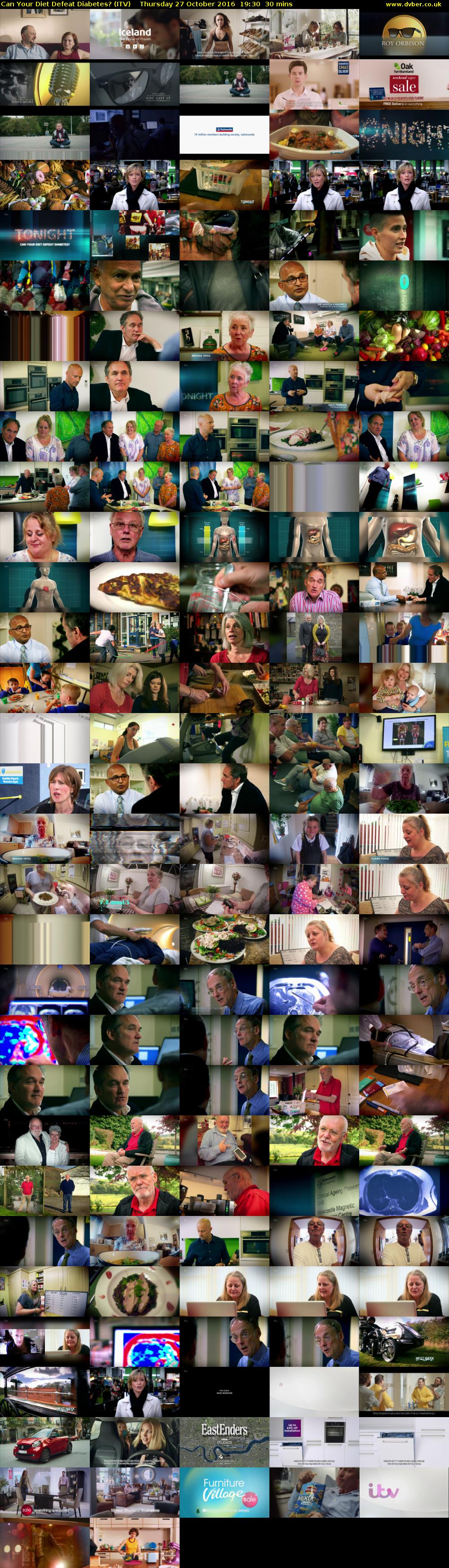 Can Your Diet Defeat Diabetes? (ITV) Thursday 27 October 2016 19:30 - 20:00
