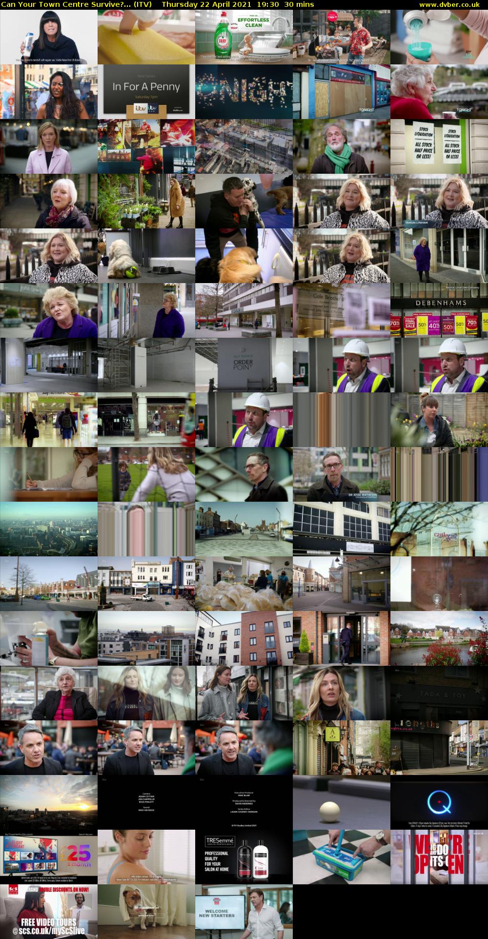 Can Your Town Centre Survive?... (ITV) Thursday 22 April 2021 19:30 - 20:00