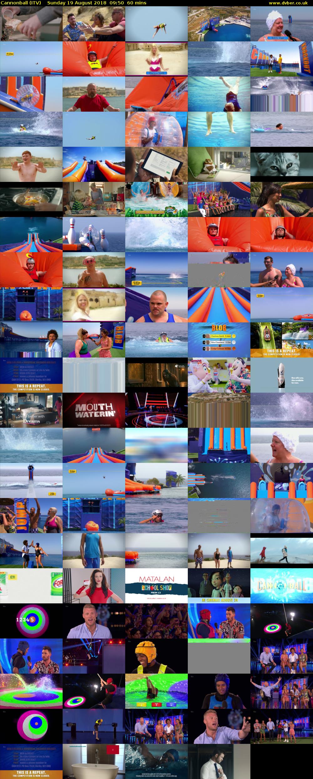 Cannonball (ITV) Sunday 19 August 2018 09:50 - 10:50