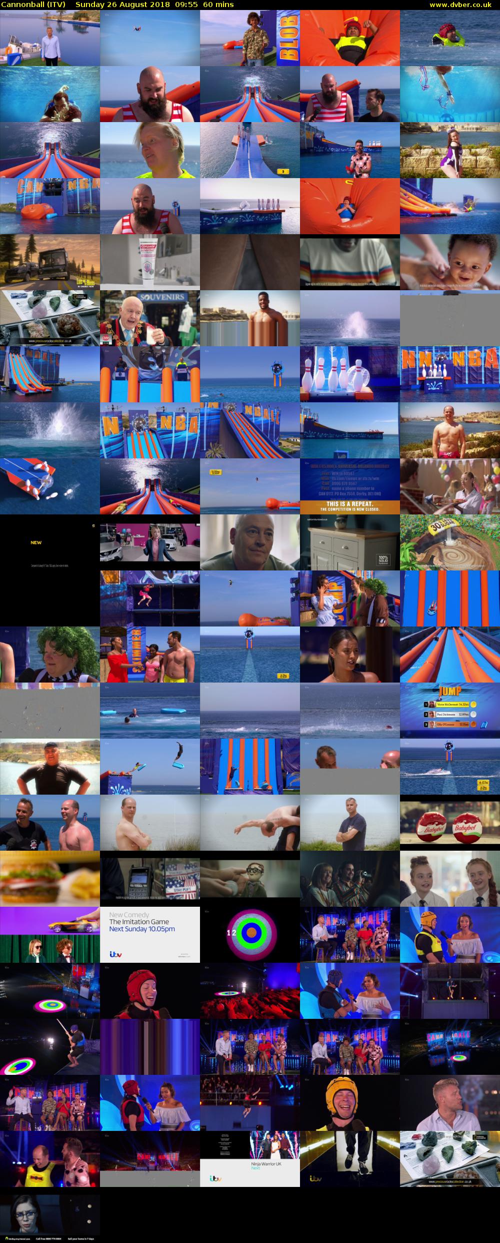 Cannonball (ITV) Sunday 26 August 2018 09:55 - 10:55