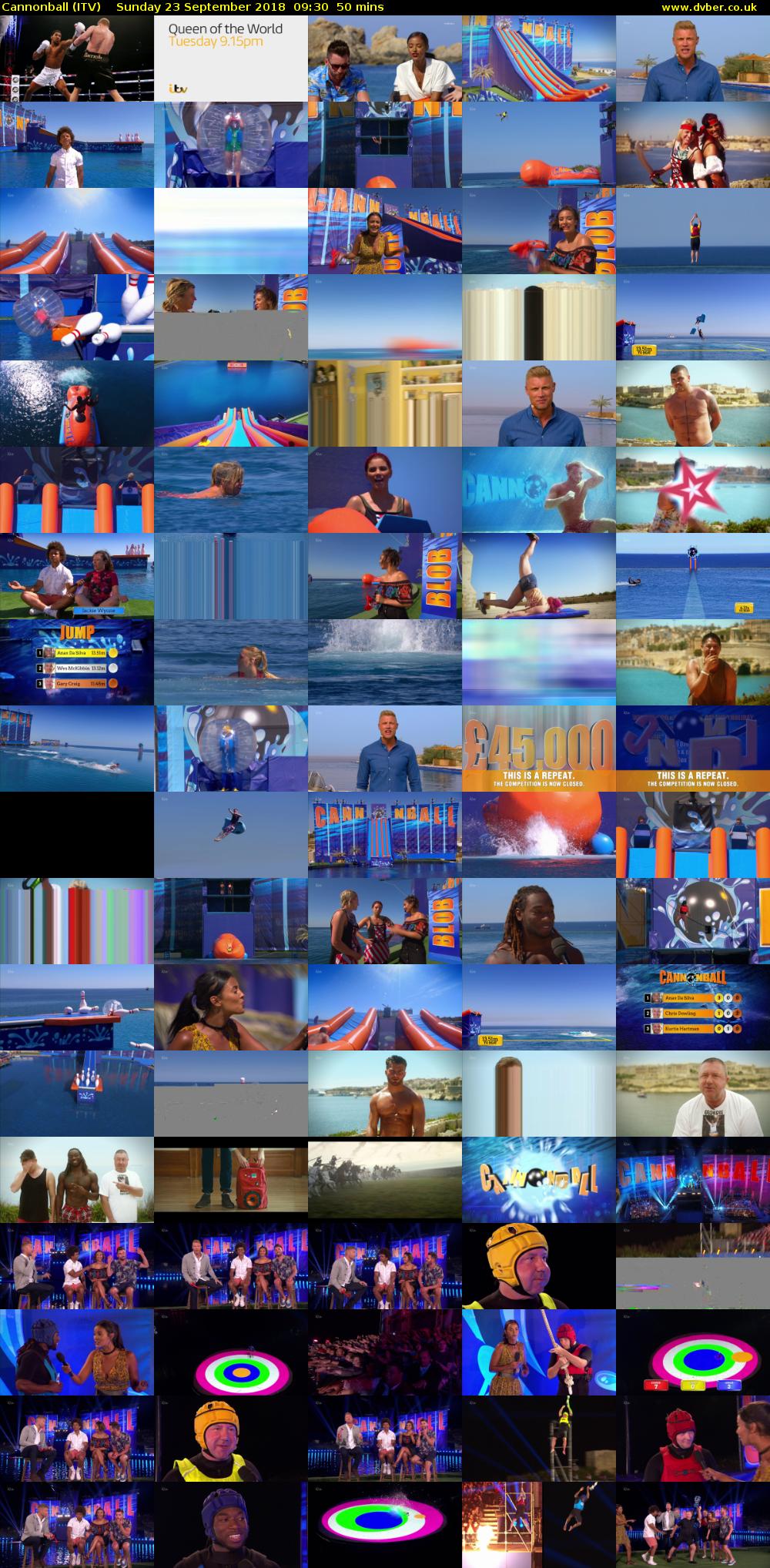 Cannonball (ITV) Sunday 23 September 2018 09:30 - 10:20