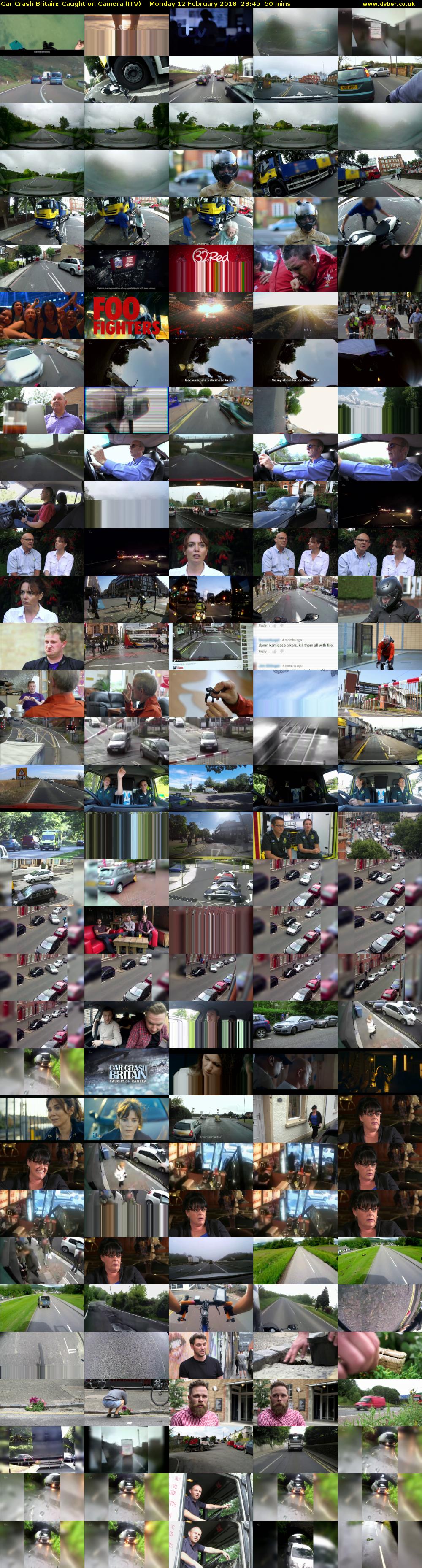 Car Crash Britain: Caught on Camera (ITV) Monday 12 February 2018 23:45 - 00:35