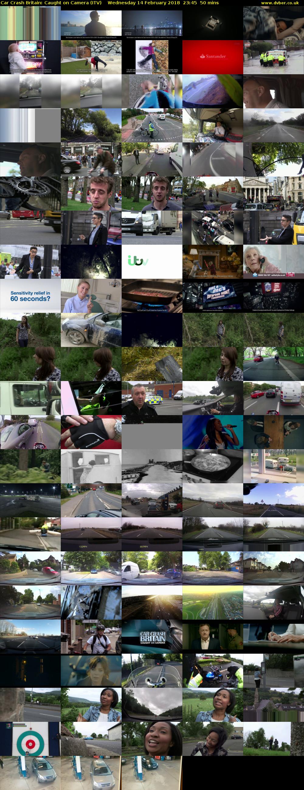 Car Crash Britain: Caught on Camera (ITV) Wednesday 14 February 2018 23:45 - 00:35