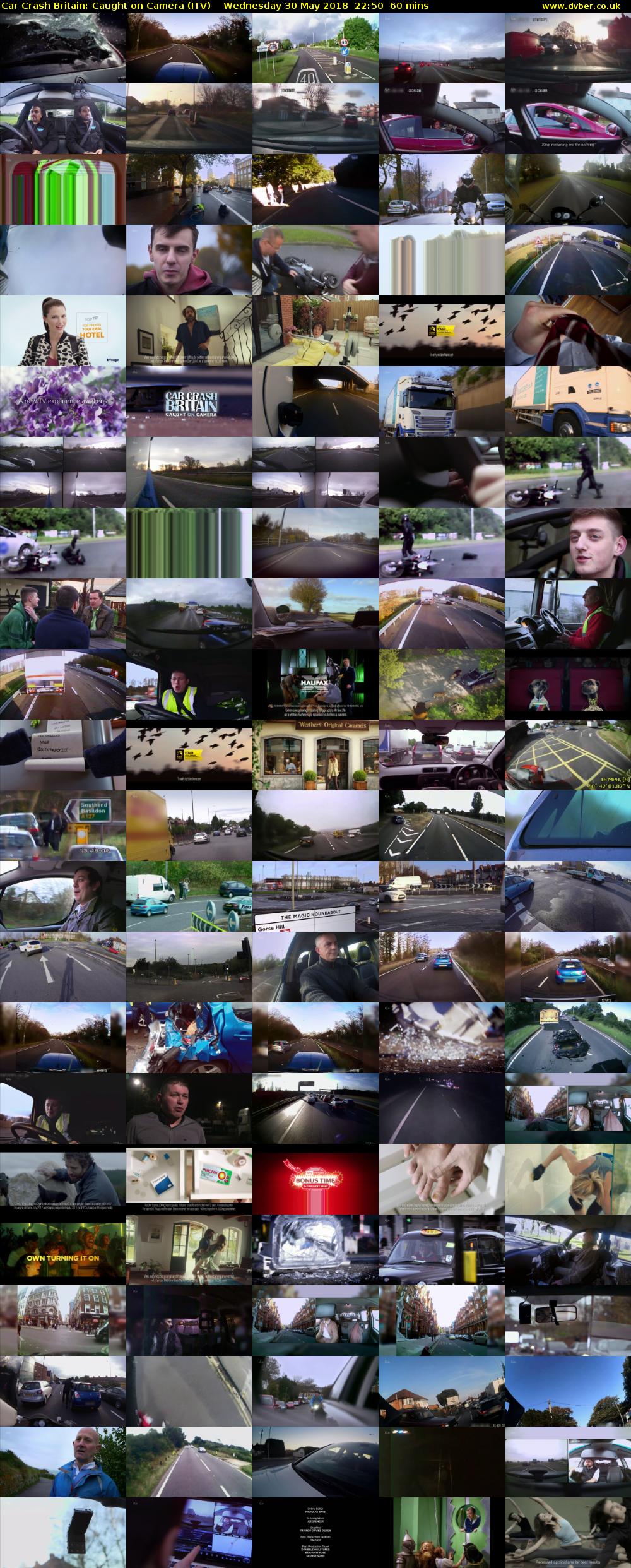 Car Crash Britain: Caught on Camera (ITV) Wednesday 30 May 2018 22:50 - 23:50