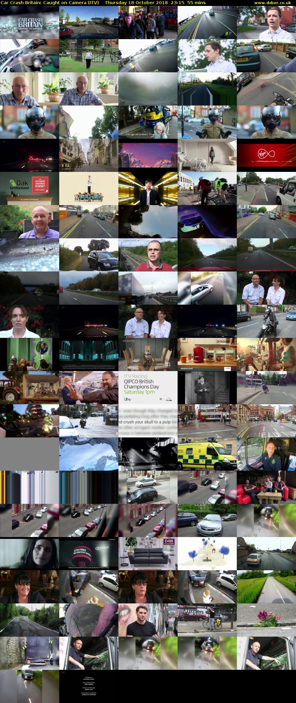 Car Crash Britain: Caught on Camera (ITV) Thursday 18 October 2018 23:15 - 00:10