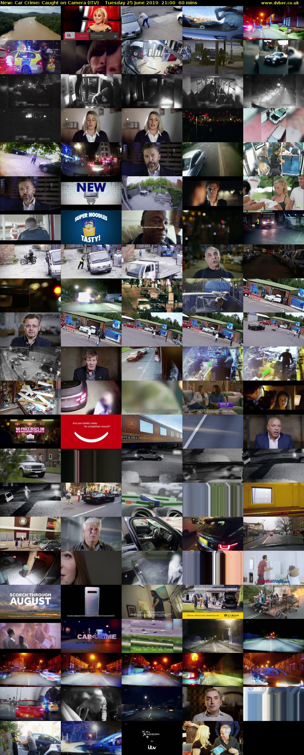 Car Crime: Caught on Camera (ITV) Tuesday 25 June 2019 21:00 - 22:00