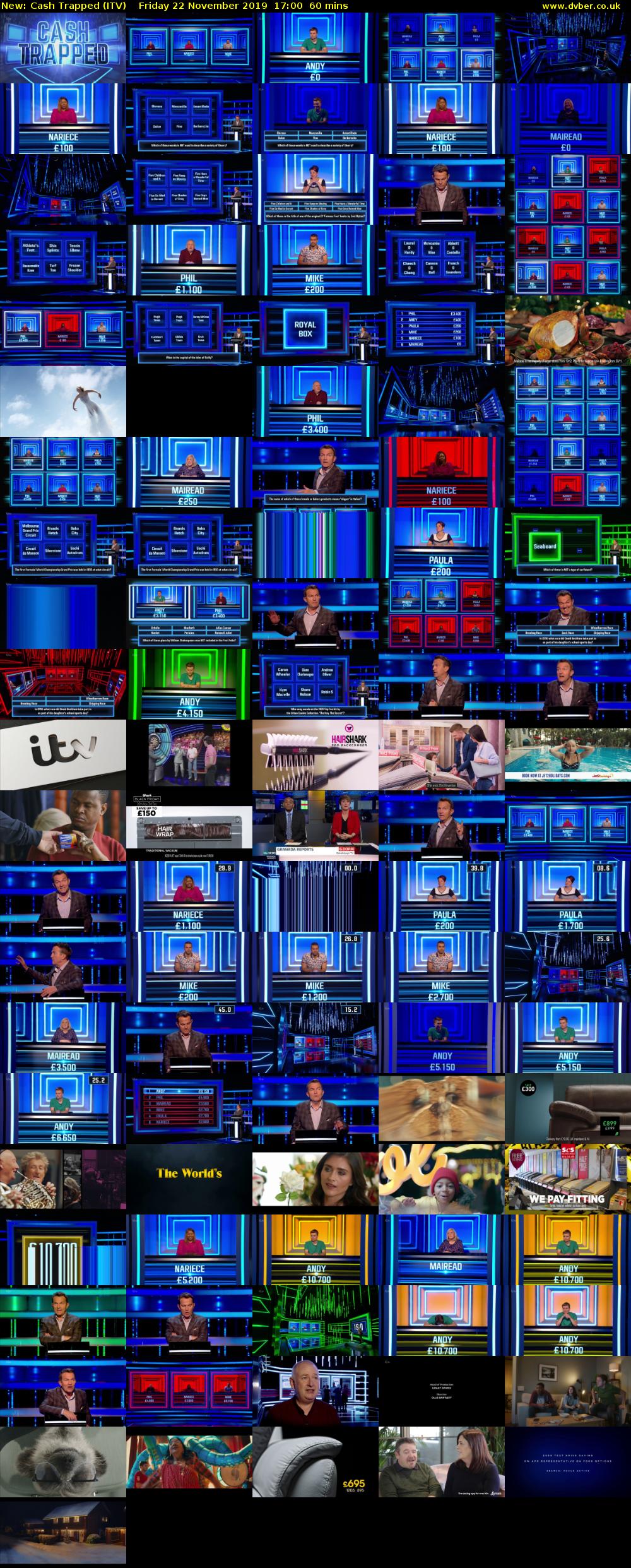 Cash Trapped (ITV) Friday 22 November 2019 17:00 - 18:00
