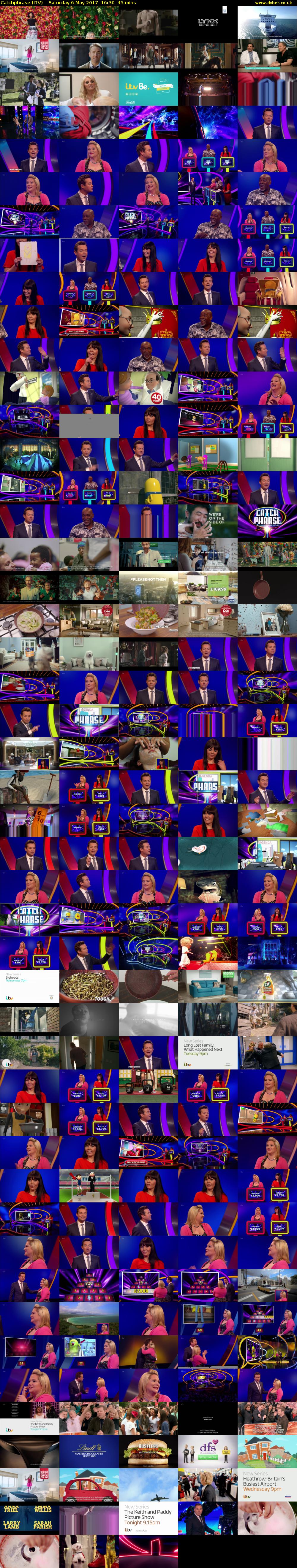 Catchphrase (ITV) Saturday 6 May 2017 16:30 - 17:15