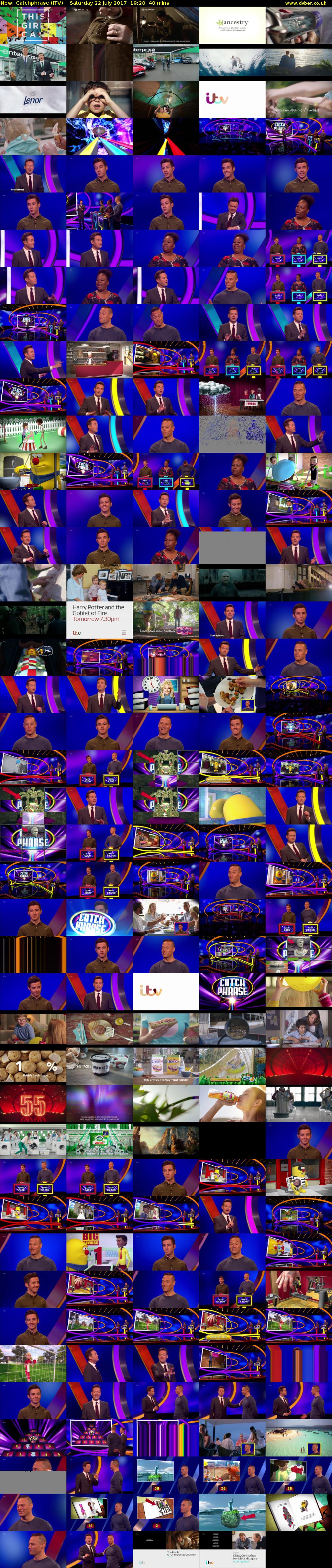 Catchphrase (ITV) Saturday 22 July 2017 19:20 - 20:00