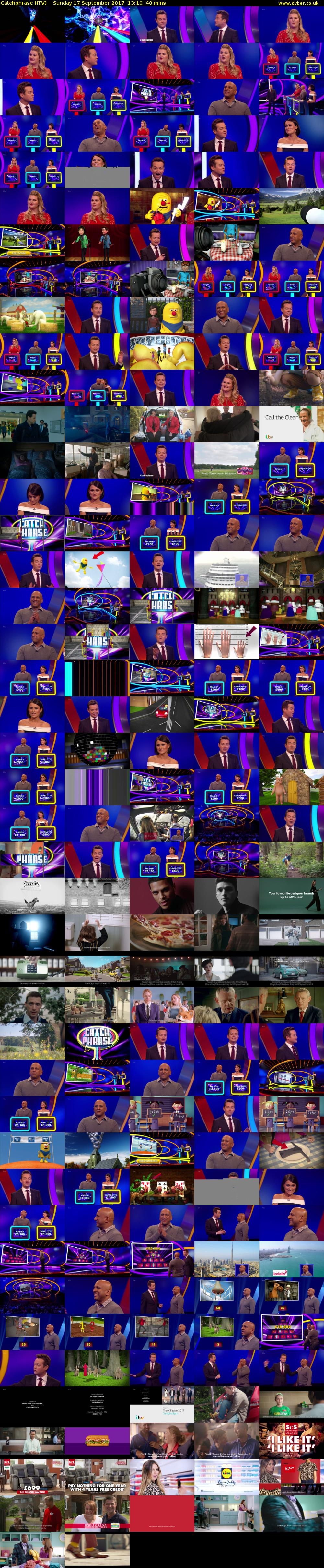 Catchphrase (ITV) Sunday 17 September 2017 13:10 - 13:50