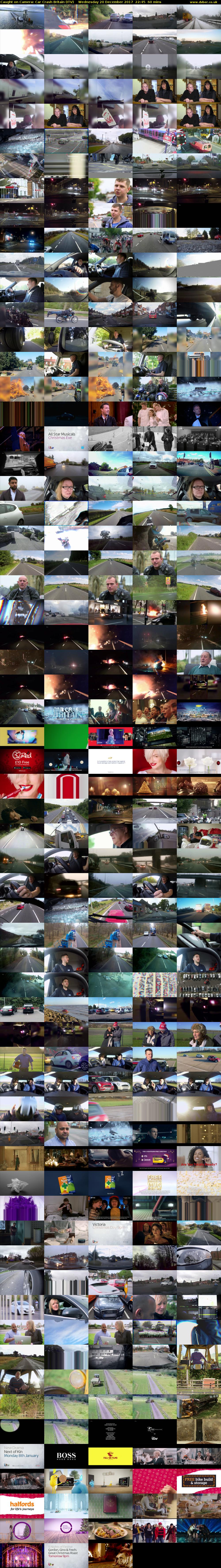 Caught on Camera: Car Crash Britain (ITV) Wednesday 20 December 2017 22:45 - 23:45
