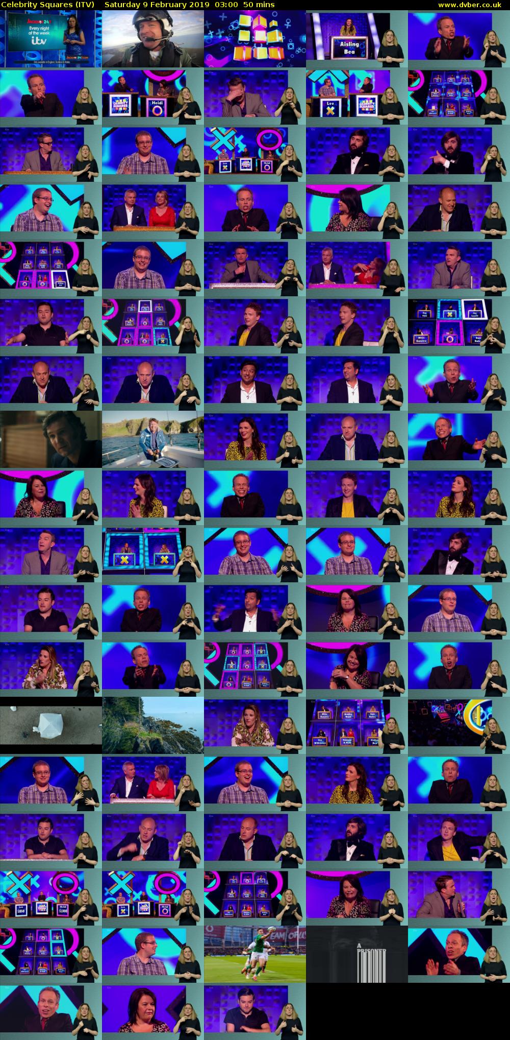 Celebrity Squares (ITV) Saturday 9 February 2019 03:00 - 03:50