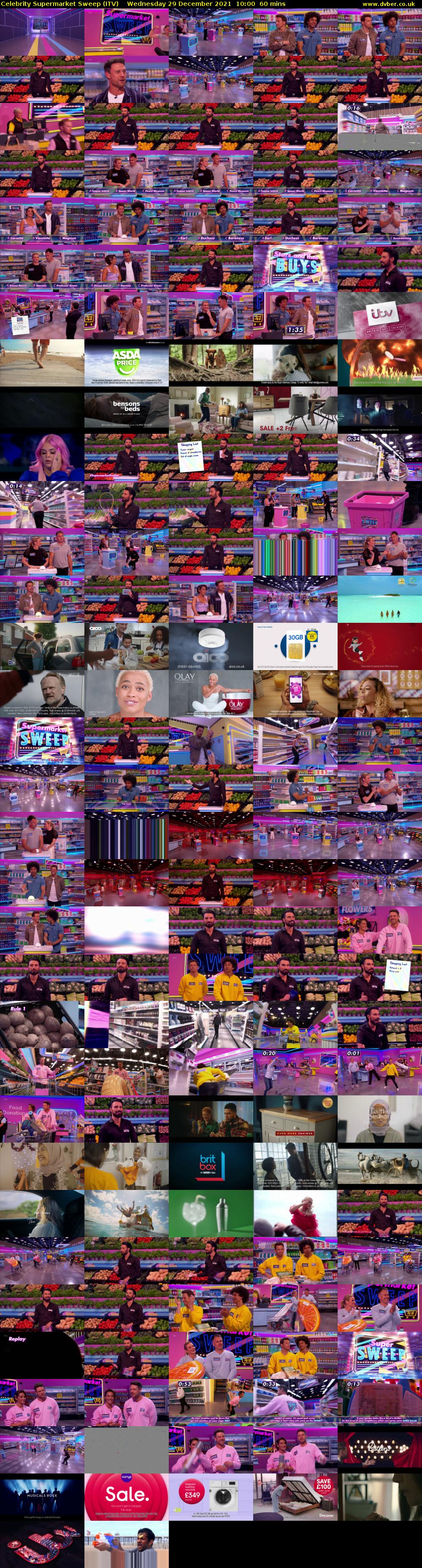 Celebrity Supermarket Sweep (ITV) Wednesday 29 December 2021 10:00 - 11:00