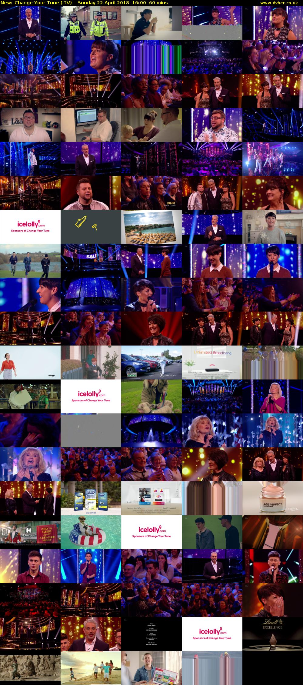 Change Your Tune (ITV) Sunday 22 April 2018 16:00 - 17:00