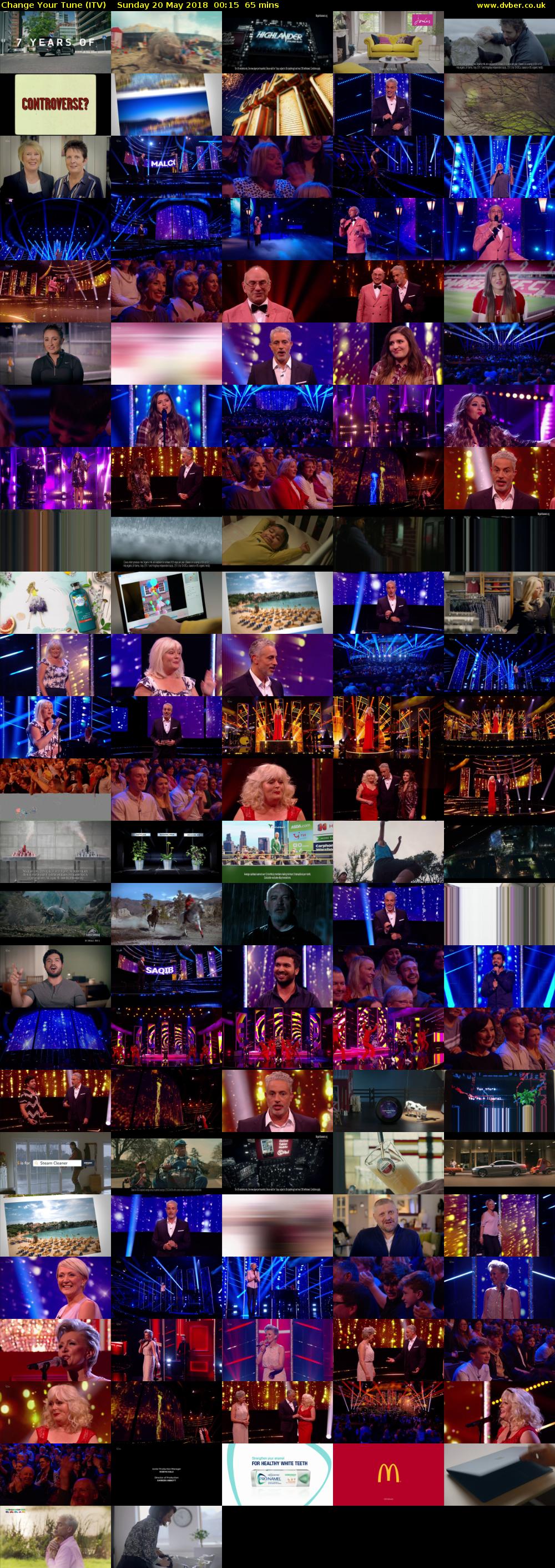Change Your Tune (ITV) Sunday 20 May 2018 00:15 - 01:20