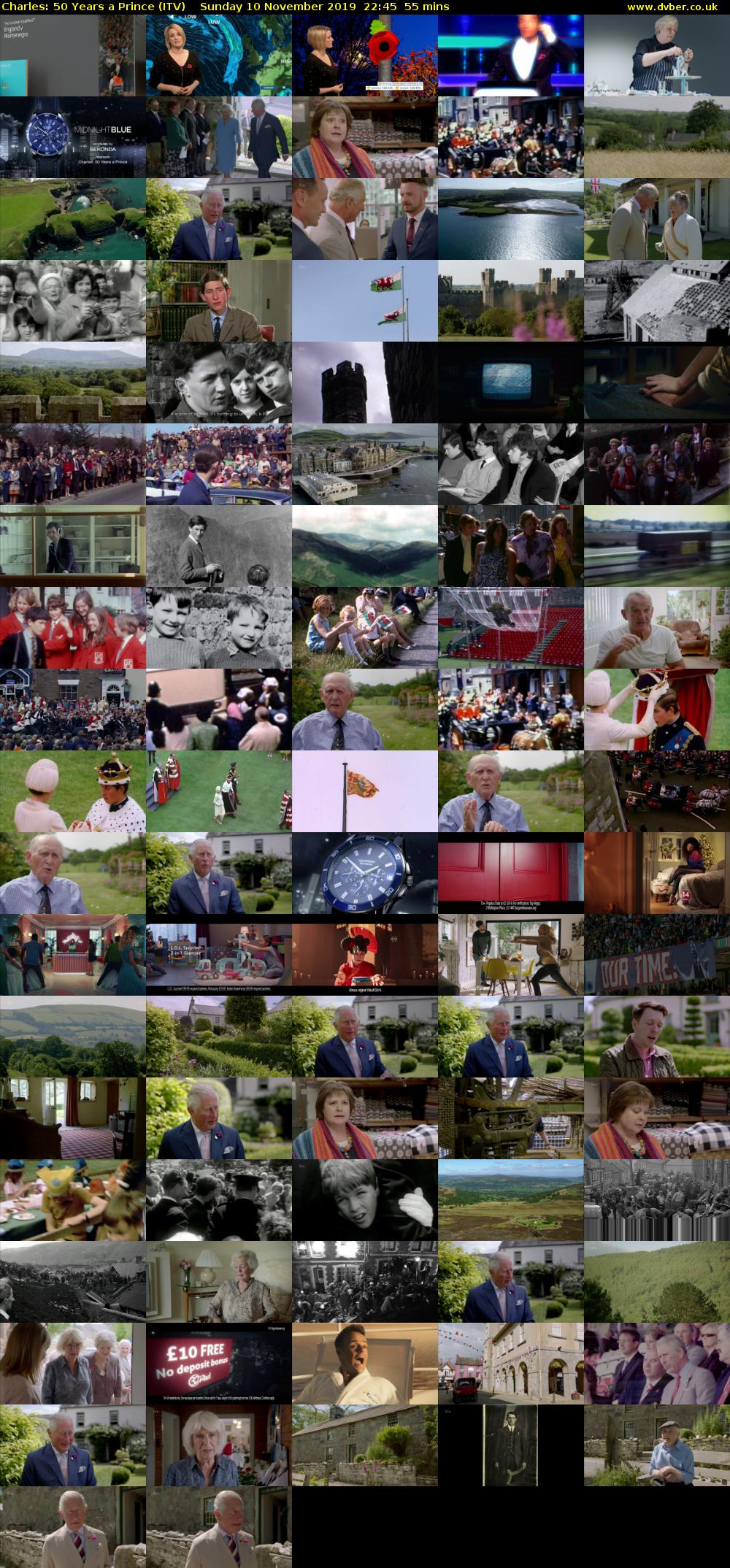 Charles: 50 Years a Prince (ITV) Sunday 10 November 2019 22:45 - 23:40