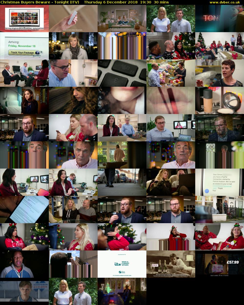 Christmas Buyers Beware - Tonight (ITV) Thursday 6 December 2018 19:30 - 20:00