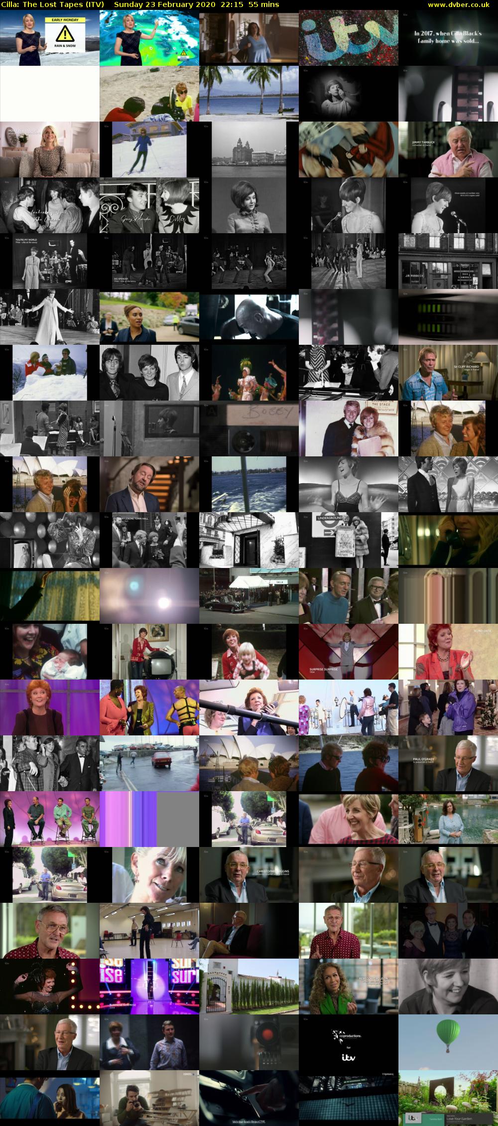 Cilla: The Lost Tapes (ITV) Sunday 23 February 2020 22:15 - 23:10