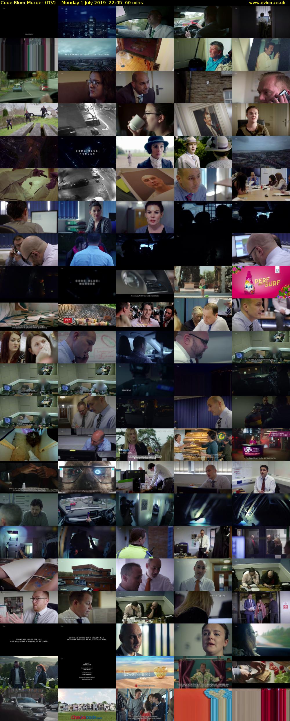 Code Blue: Murder (ITV) Monday 1 July 2019 22:45 - 23:45