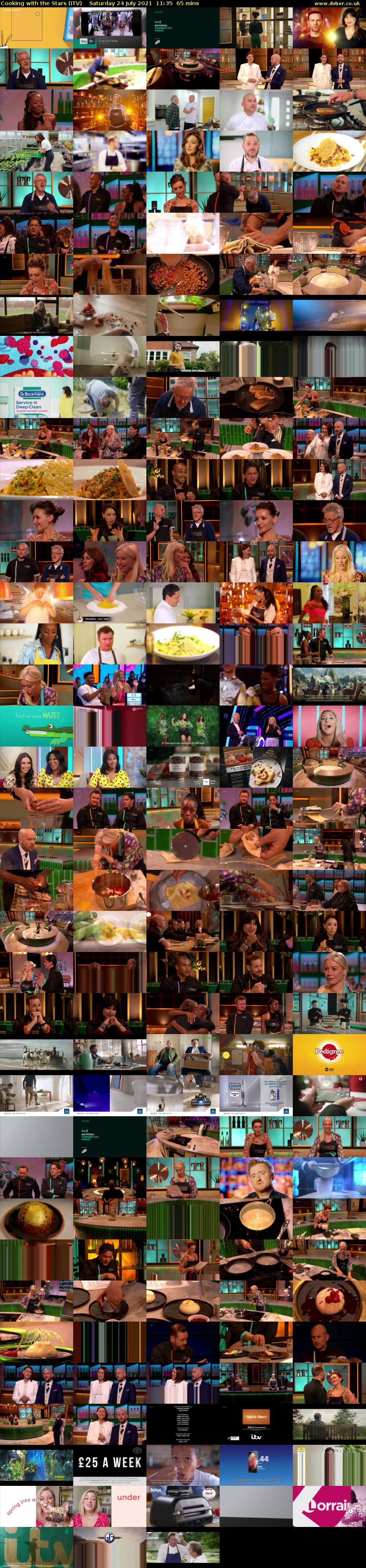 Cooking with the Stars (ITV) Saturday 24 July 2021 11:35 - 12:40