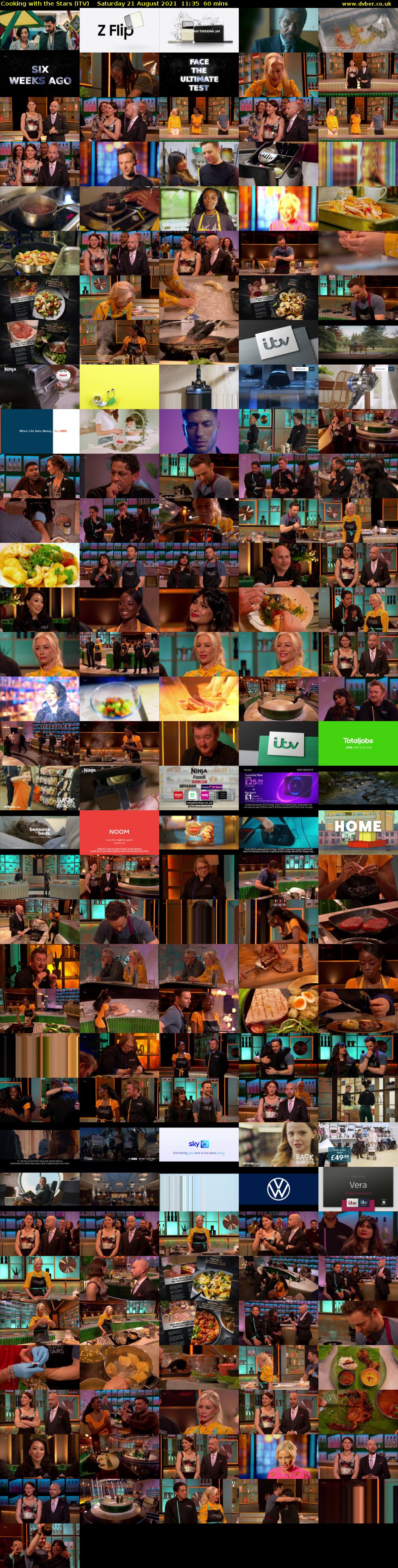 Cooking with the Stars (ITV) Saturday 21 August 2021 11:35 - 12:35