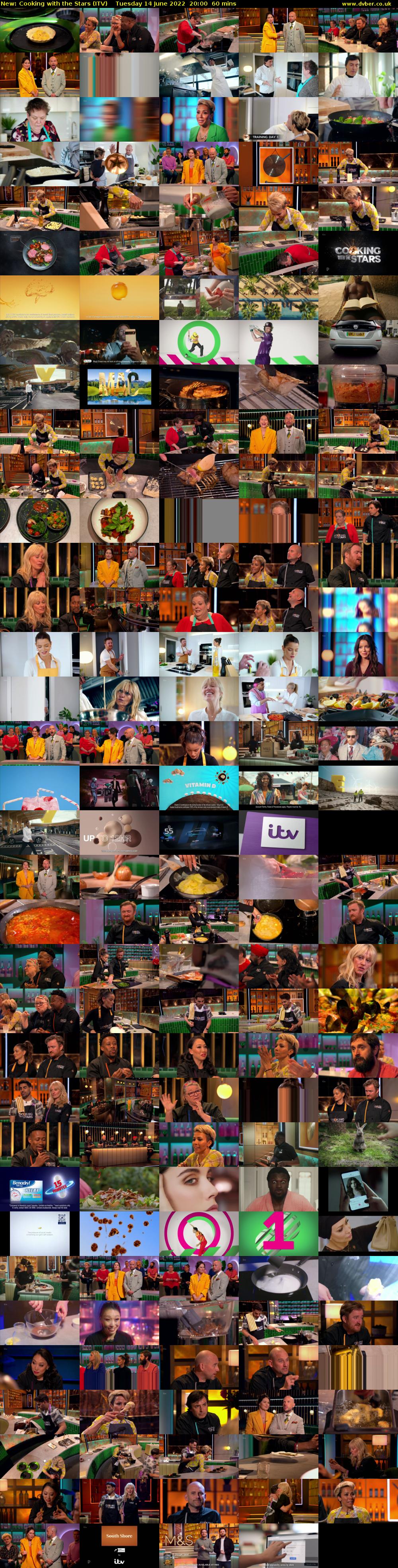 Cooking with the Stars (ITV) Tuesday 14 June 2022 20:00 - 21:00