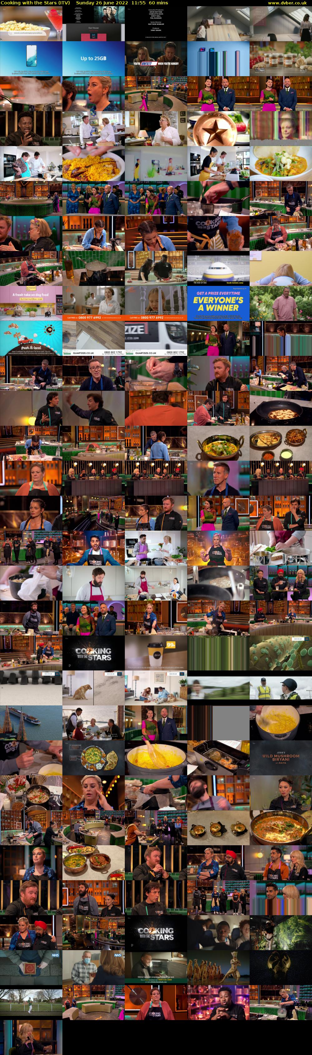 Cooking with the Stars (ITV) Sunday 26 June 2022 11:55 - 12:55