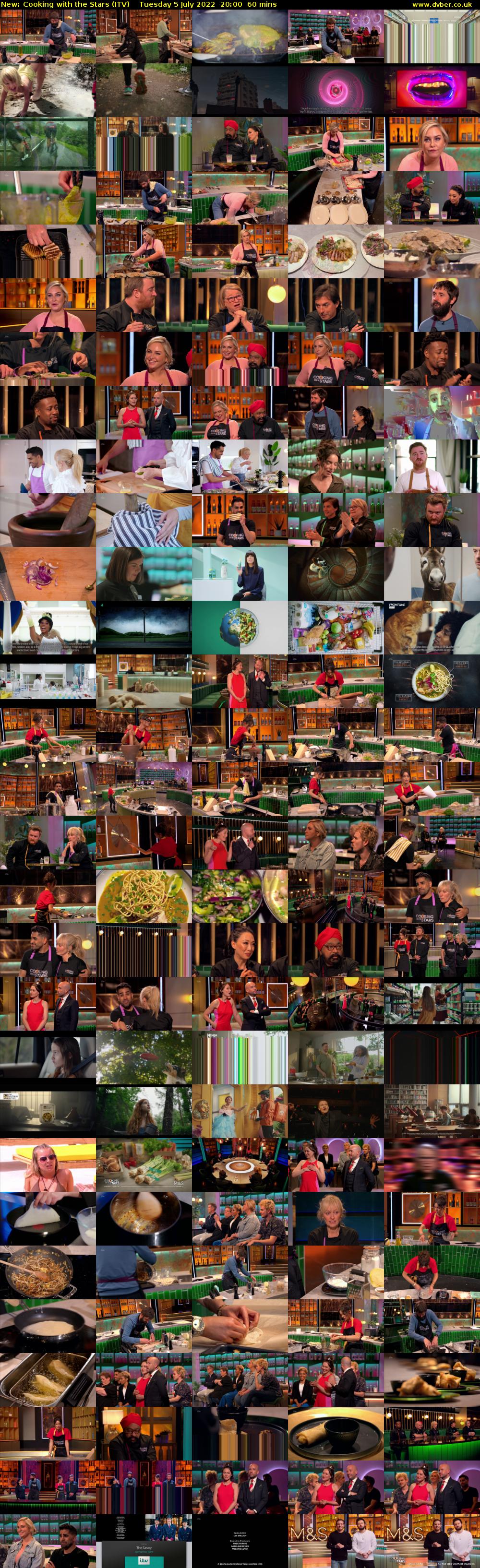 Cooking with the Stars (ITV) Tuesday 5 July 2022 20:00 - 21:00