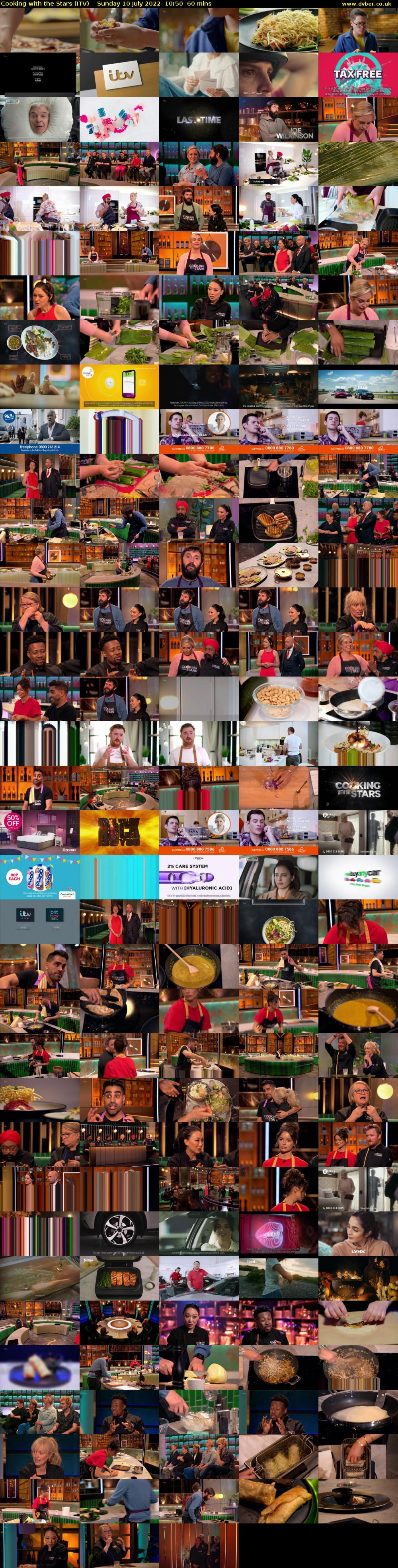 Cooking with the Stars (ITV) Sunday 10 July 2022 10:50 - 11:50