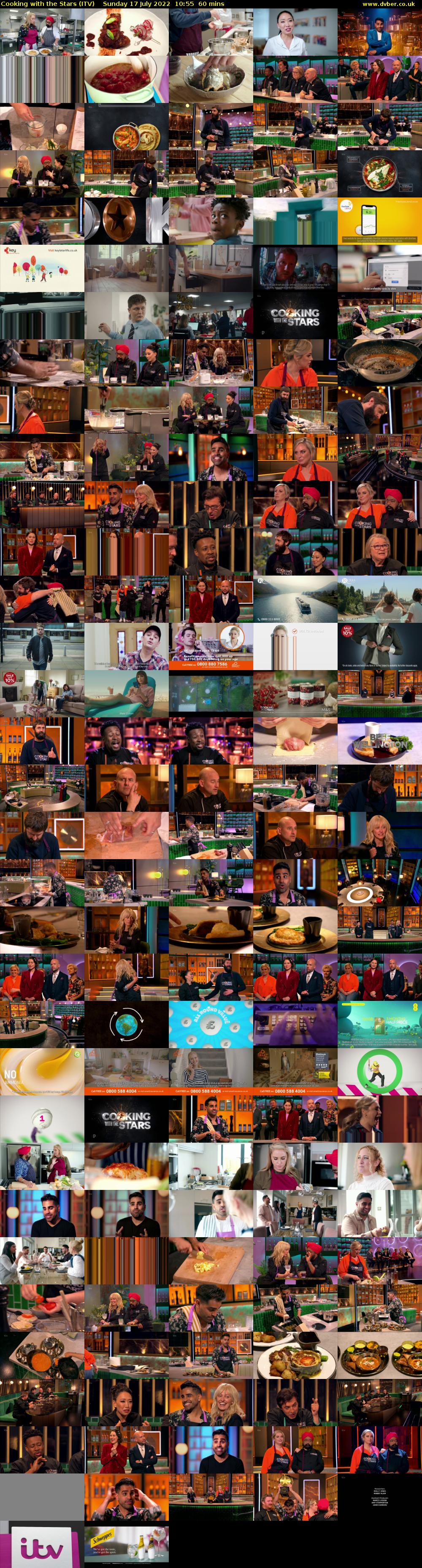 Cooking with the Stars (ITV) Sunday 17 July 2022 10:55 - 11:55