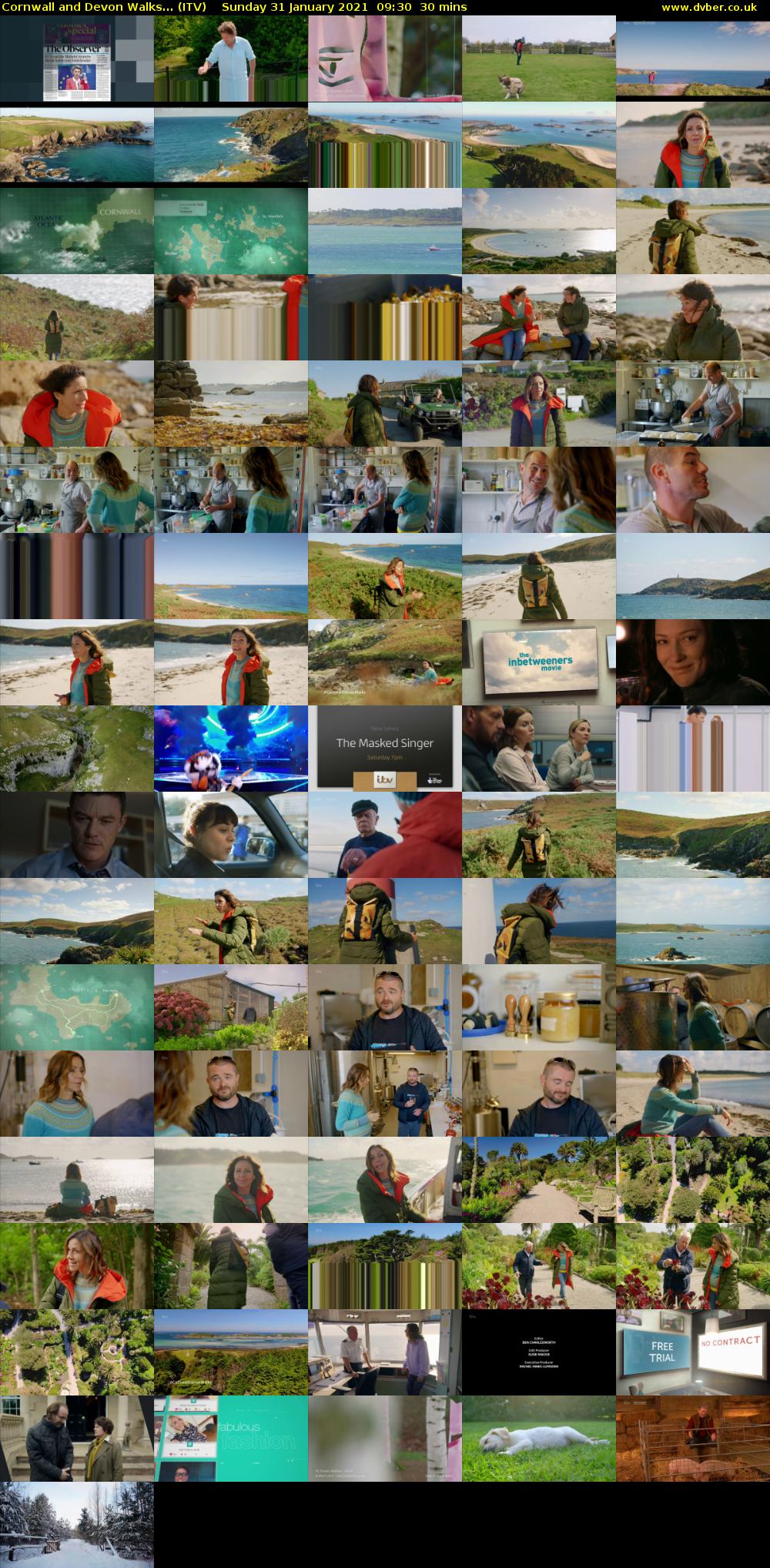 Cornwall and Devon Walks... (ITV) Sunday 31 January 2021 09:30 - 10:00