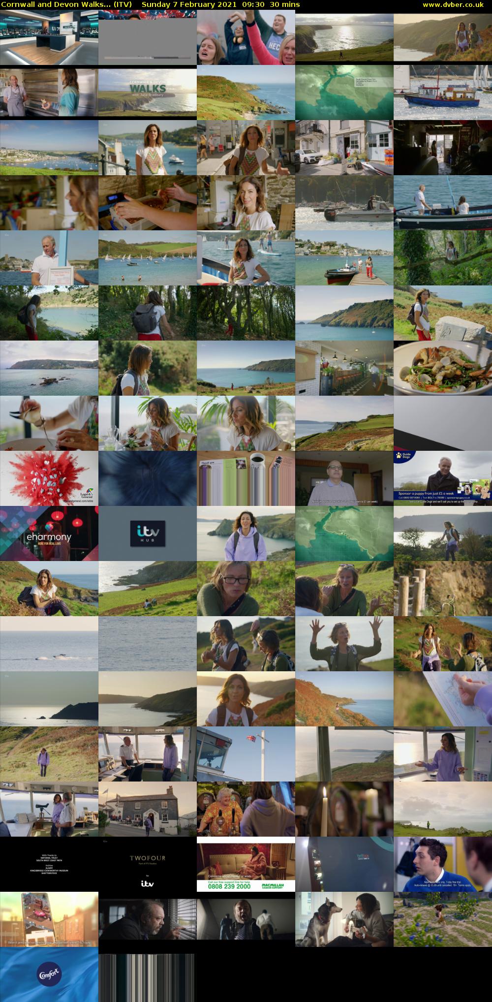 Cornwall and Devon Walks... (ITV) Sunday 7 February 2021 09:30 - 10:00