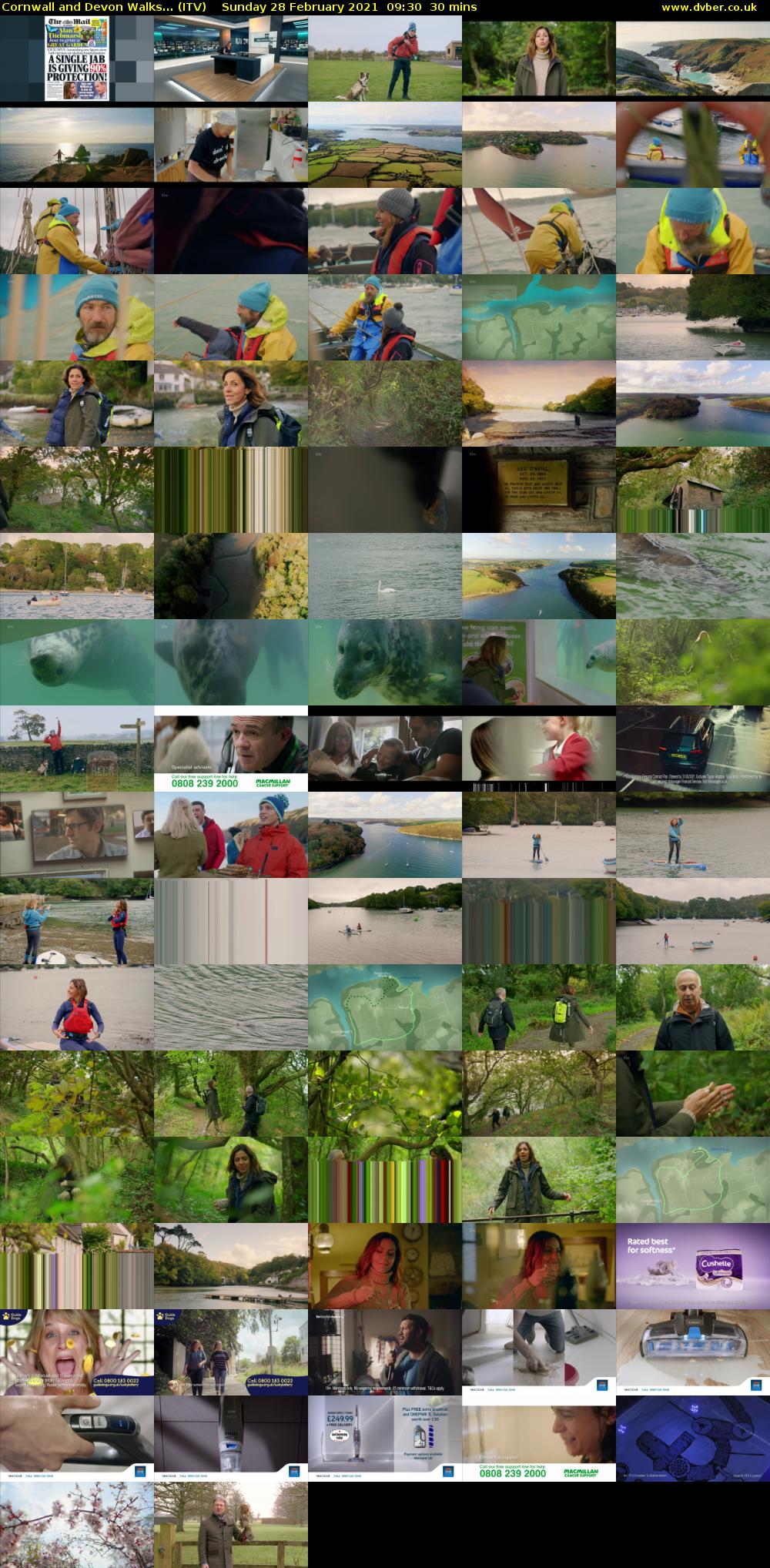 Cornwall and Devon Walks... (ITV) Sunday 28 February 2021 09:30 - 10:00