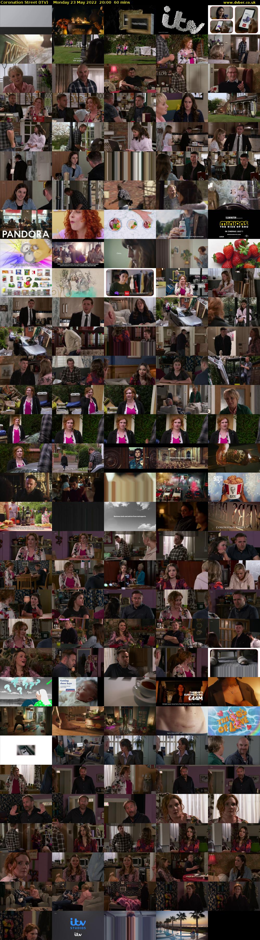 Coronation Street (ITV) Monday 23 May 2022 20:00 - 21:00