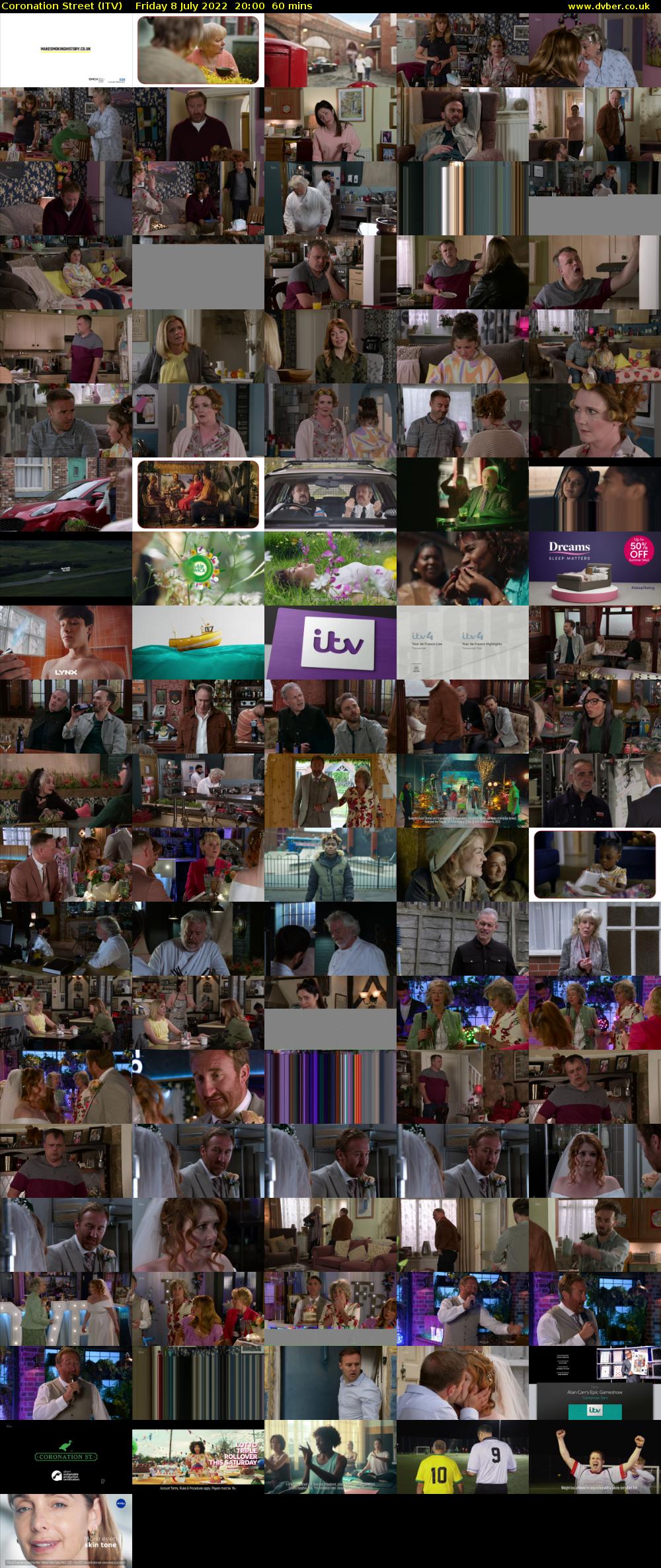 Coronation Street (ITV) Friday 8 July 2022 20:00 - 21:00