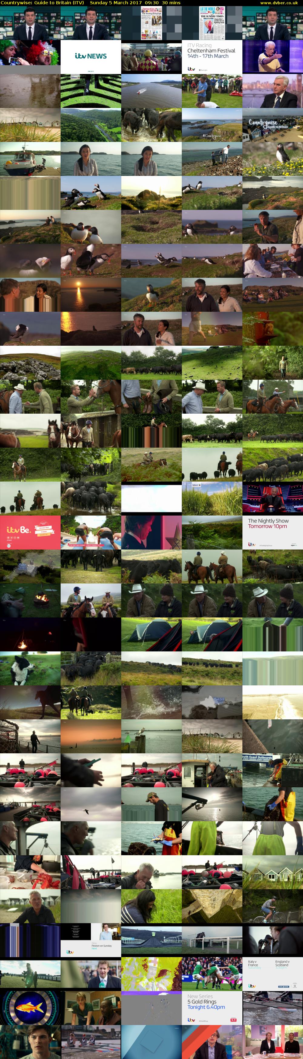Countrywise: Guide to Britain (ITV) Sunday 5 March 2017 09:30 - 10:00