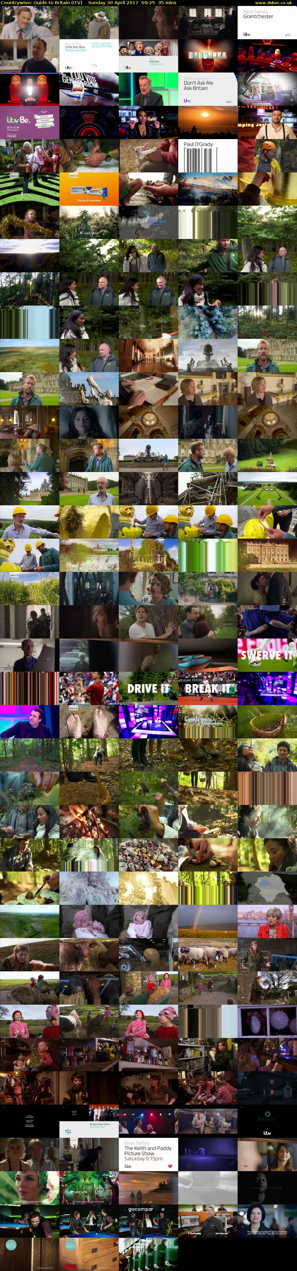 Countrywise: Guide to Britain (ITV) Sunday 30 April 2017 09:25 - 10:00