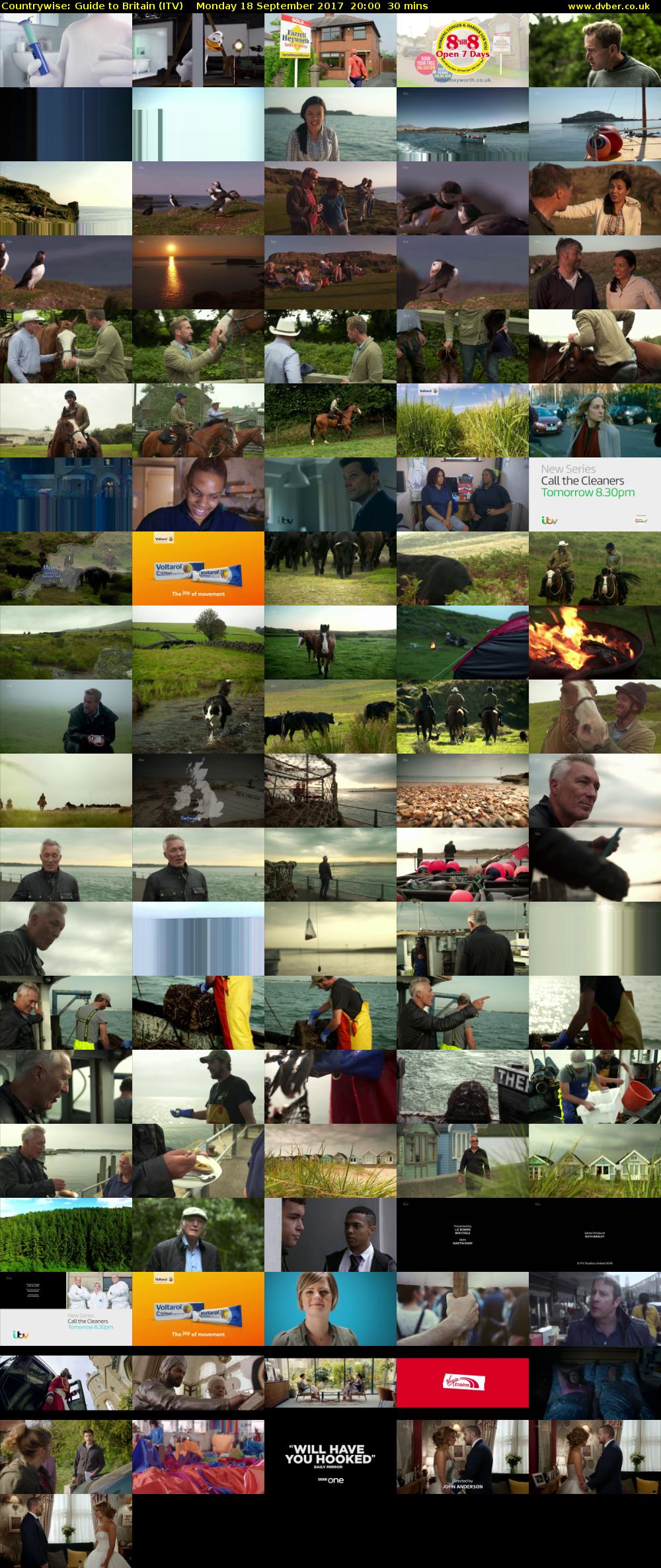 Countrywise: Guide to Britain (ITV) Monday 18 September 2017 20:00 - 20:30