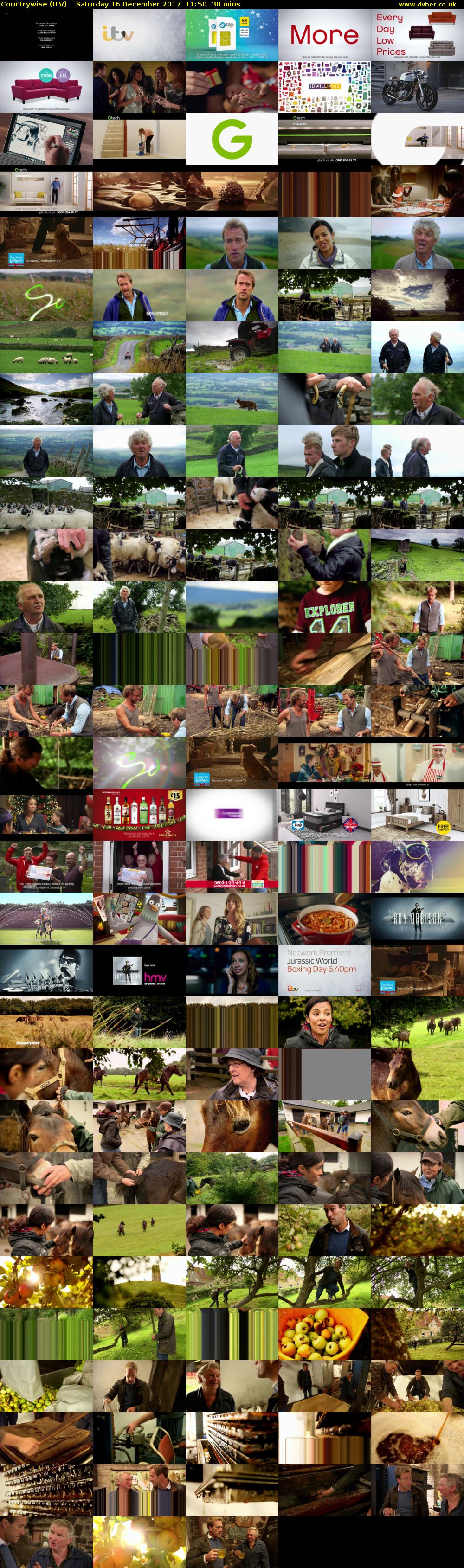 Countrywise (ITV) Saturday 16 December 2017 11:50 - 12:20