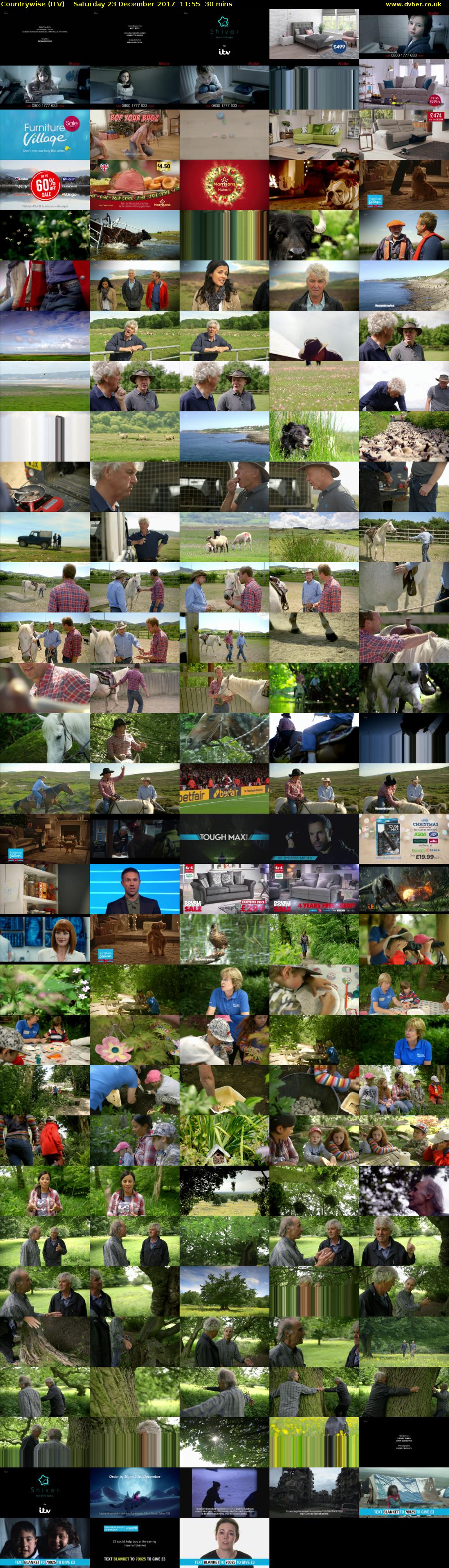 Countrywise (ITV) Saturday 23 December 2017 11:55 - 12:25