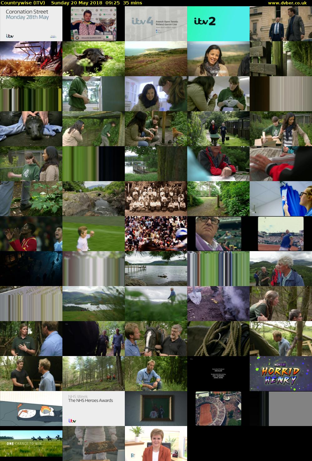 Countrywise (ITV) Sunday 20 May 2018 09:25 - 10:00