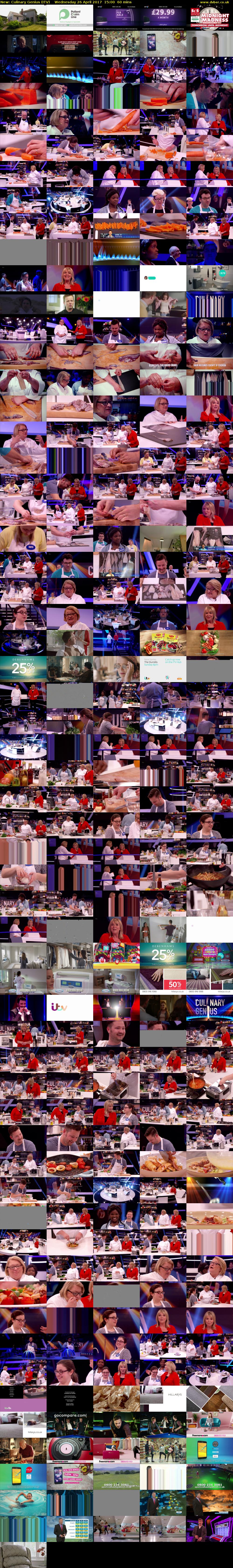 Culinary Genius (ITV) Wednesday 26 April 2017 15:00 - 16:00