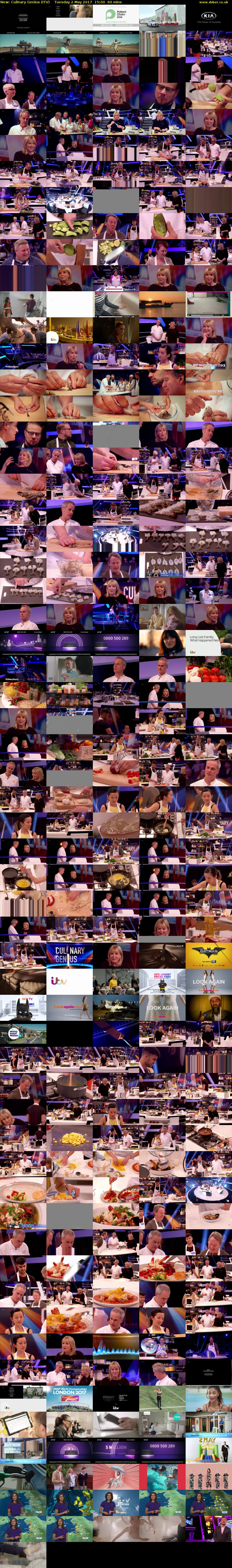 Culinary Genius (ITV) Tuesday 2 May 2017 15:00 - 16:00