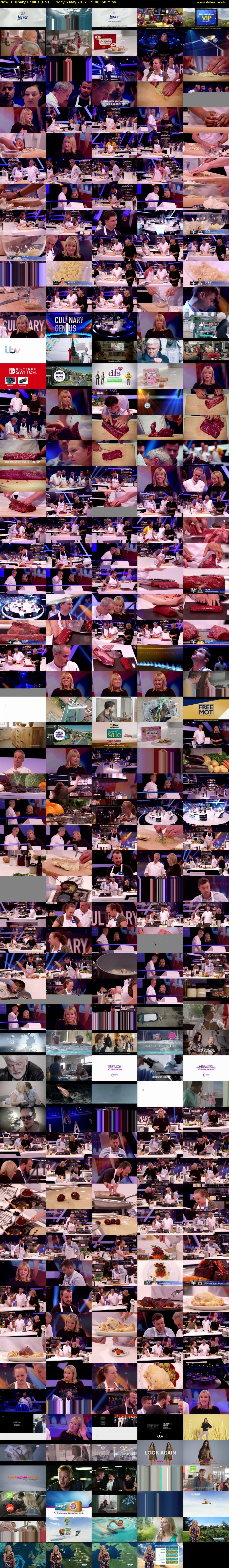 Culinary Genius (ITV) Friday 5 May 2017 15:00 - 16:00
