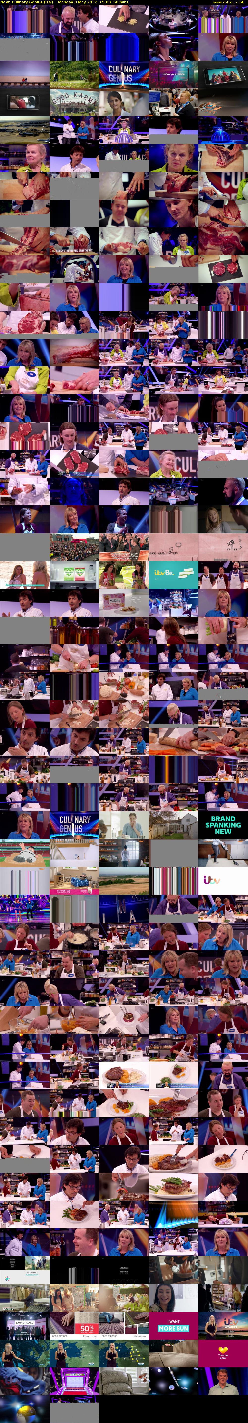 Culinary Genius (ITV) Monday 8 May 2017 15:00 - 16:00