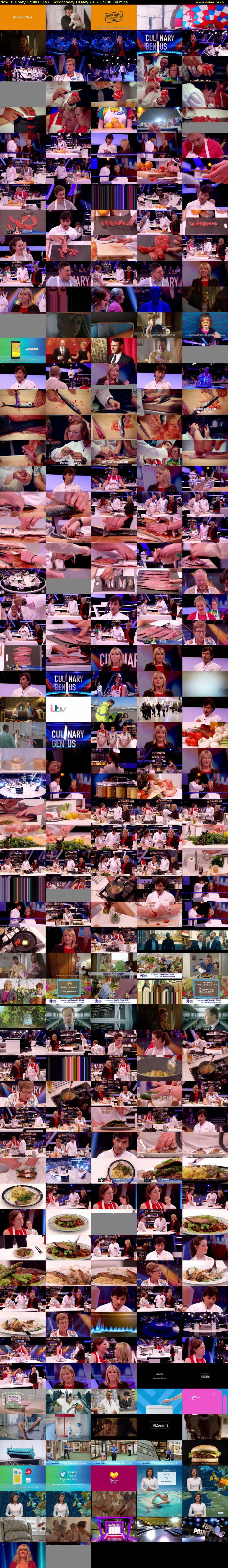 Culinary Genius (ITV) Wednesday 10 May 2017 15:00 - 16:00
