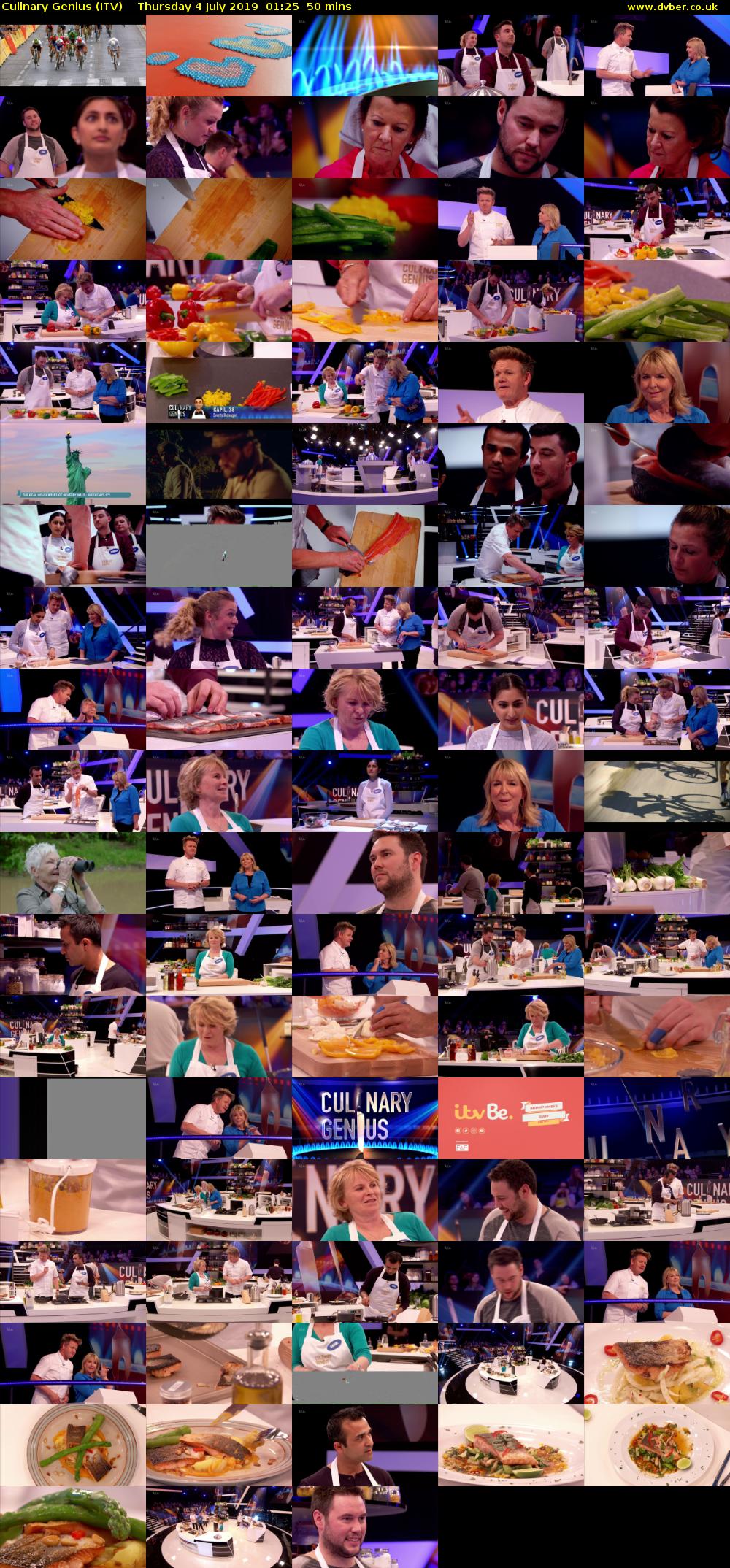 Culinary Genius (ITV) Thursday 4 July 2019 01:25 - 02:15